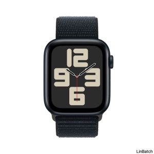 Apple Watch SE GPS 44mm Midnight Aluminium Case - Midnight Sport Loop