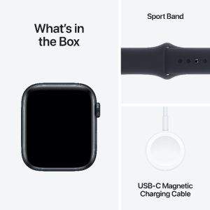Apple Watch SE GPS 44mm Midnight Aluminium Case - Midnight Sport Band