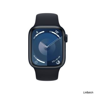 Apple Watch Series 9 GPS 45mm Midnight Aluminium Case with Midnight Sport Band