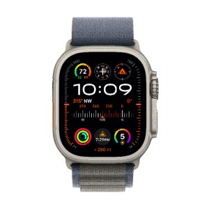 Apple Watch Ultra 2 GPS + Cellular, 49mm Titanium Case with Blue Alpine Loop