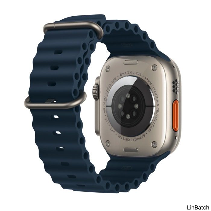 Apple Watch Ultra 2 GPS + Cellular, 49mm Titanium Case with Blue Ocean Band - MREG3AE/A - Image 3