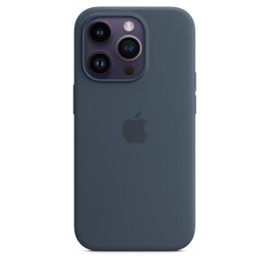 iPhone 14 Pro Silicone Case with MagSafe - Storm Blue