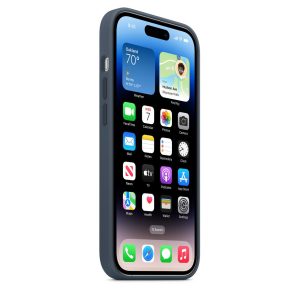 iPhone 14 Pro Silicone Case with MagSafe - Storm Blue