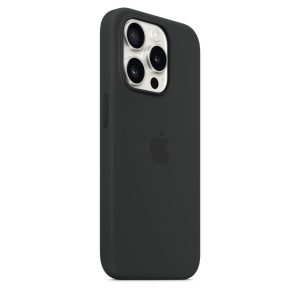 iPhone 15 Pro Max Silicone Case with MagSafe - Black