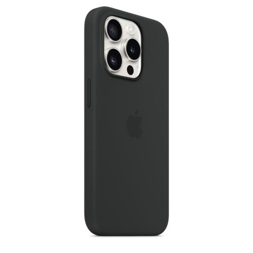 iPhone 15 Pro Max Silicone Case with MagSafe - Black