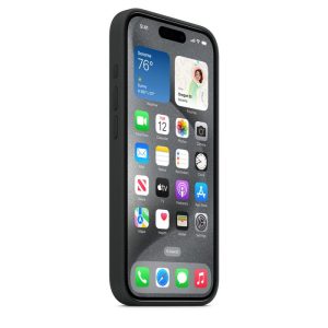 iPhone 15 Pro Max Silicone Case with MagSafe - Black