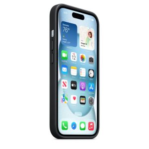 iPhone 15 Plus FineWoven Case with MagSafe - Black