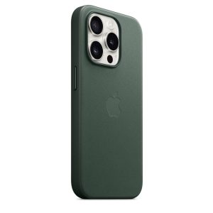 iPhone 15 Pro FineWoven Case with MagSafe - Evergreen