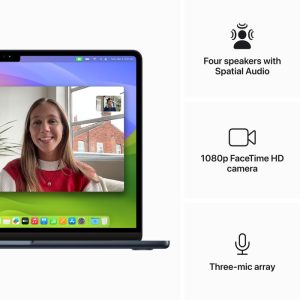 13-inch MacBook Air M3, Midnight - 8-core CPU, 8-core GPU, 8GB RAM, 256GB SSD