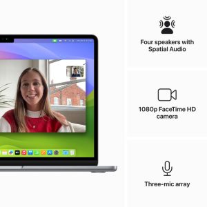 13-inch MacBook Air M3, Space Gray - 8-core CPU, 8-core GPU, 8GB RAM, 256GB SSD