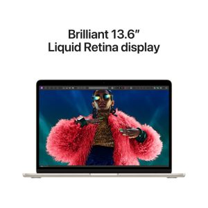 13-inch MacBook Air M3, Starlight - 8-core CPU, 8-core GPU, 8GB RAM, 256GB SSD