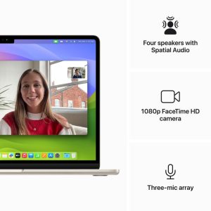 13-inch MacBook Air M3, Starlight - 8-core CPU, 8-core GPU, 8GB RAM, 256GB SSD
