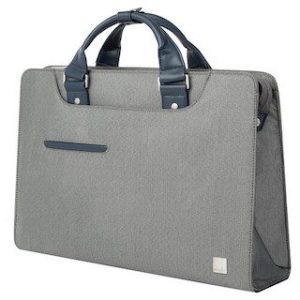 Urbana Navi Laptop Briefcase - Herringbone Gray