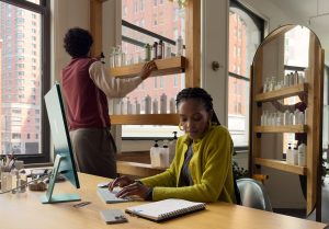 Use Apple iMac desktops for work and business