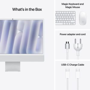24-inch iMac with Retina 4.5k Display M4 8C CPU 8C GPU 16GB|256GB - Silver