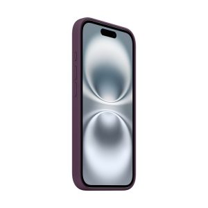 iPhone 16 Silicone Case with MagSafe - Plum