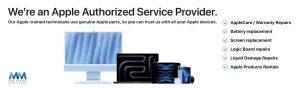 Apple repair services available at Apple Authorized Service Providers - Mac & More Solutions
