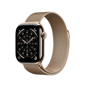 Apple-Watch-Series-11-42mm-LTE-Gold-Titanium-Milanese-Loop-Gold