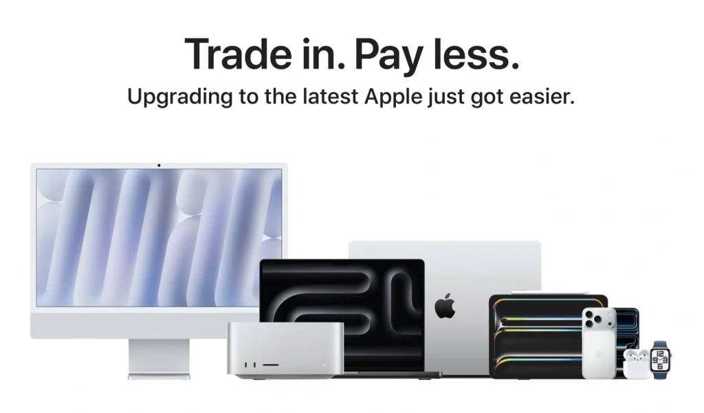 Trade in Apple devices at Mac & More Solutions